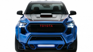 Крутой пикап Toyota для дрифта. Представлена Toyota Tacoma X-Runner Concept с 421-сильным мотором, пневмоподвеской от Tundra и 21-дюймовым дисками
